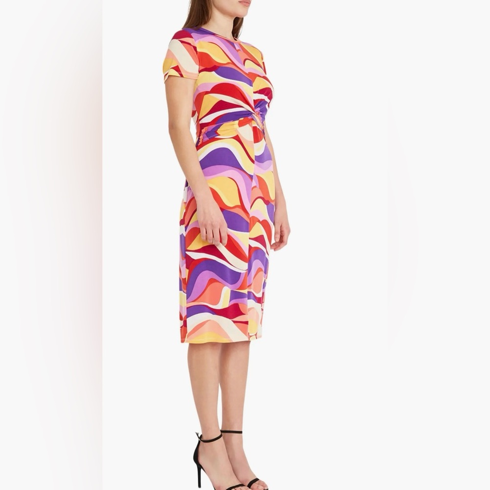 Donna Morgan Vibrant Multicolor Dress NWT size 8